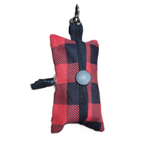 Load image into Gallery viewer, Red Plaid Bag Holder
