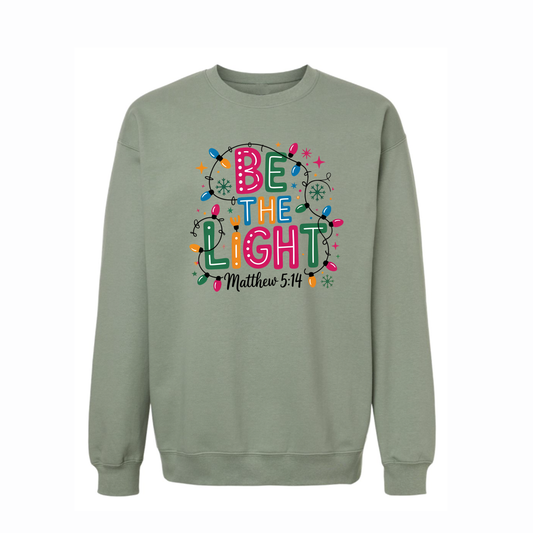 Be the Light Christmas Crewneck