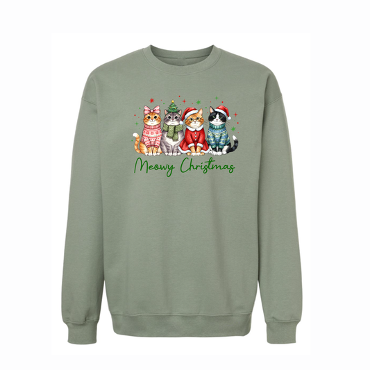 Meowy Christmas Crewneck