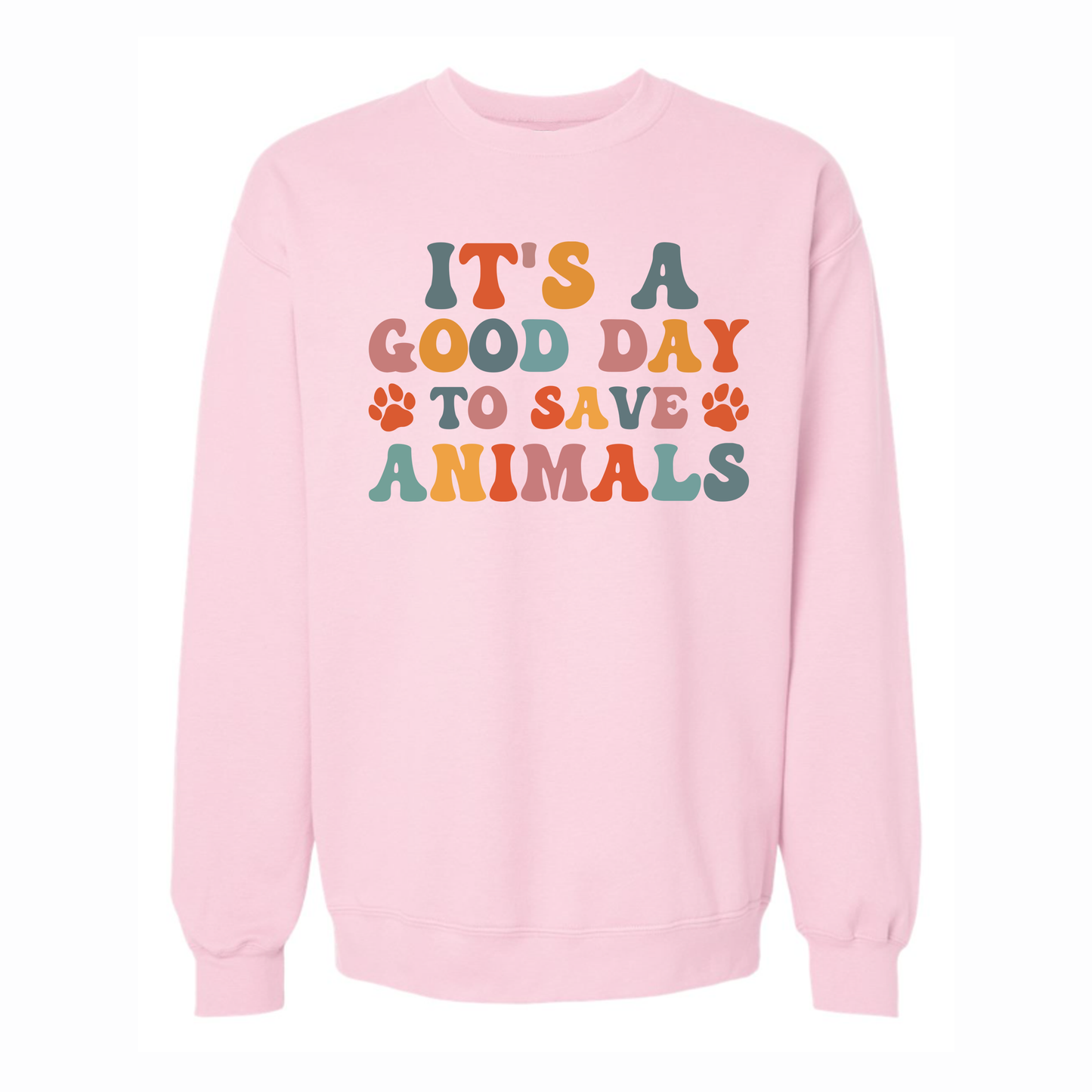 Good Day to Save Animals Crewneck