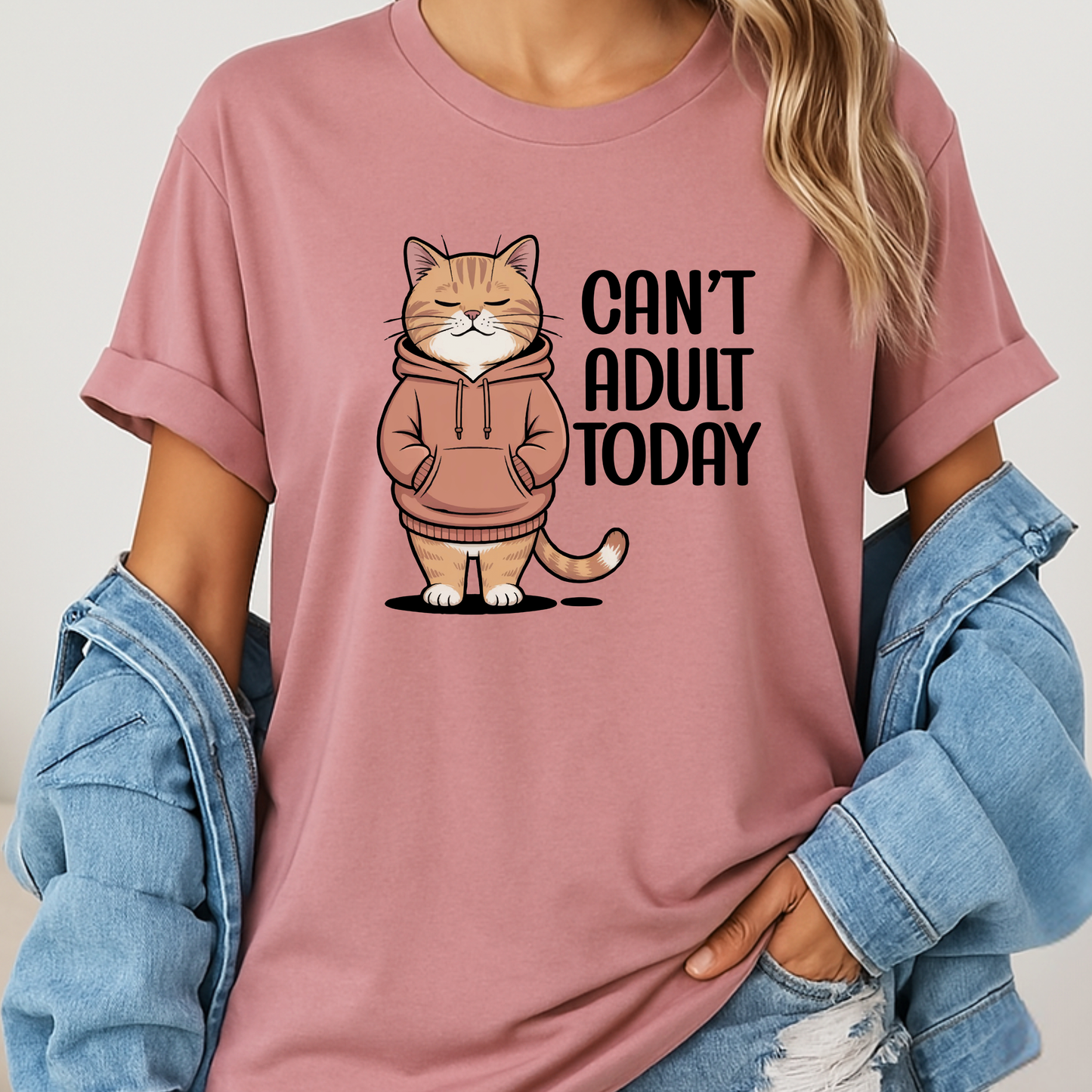 Can't Adult Today Cat