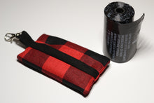 Load image into Gallery viewer, Red Plaid Bag Holder
